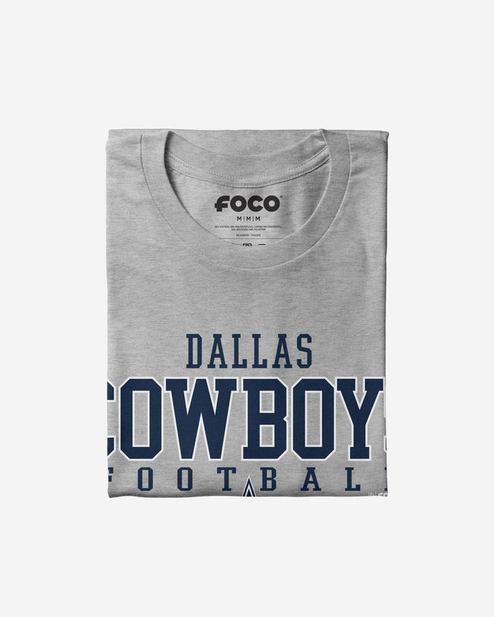 Dallas Cowboys Football Wordmark T-Shirt FOCO - FOCO.com