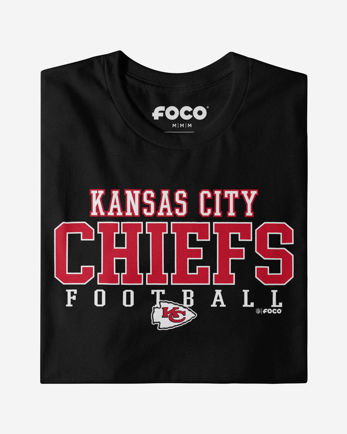 Kansas City Chiefs Football Wordmark T-Shirt FOCO - FOCO.com