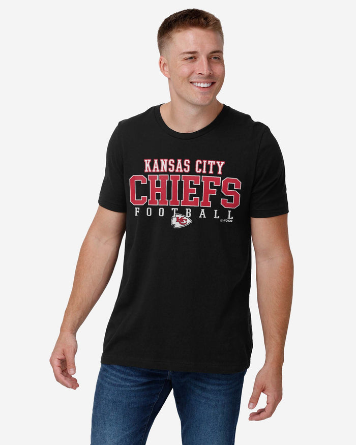 Kansas City Chiefs Football Wordmark T-Shirt FOCO - FOCO.com