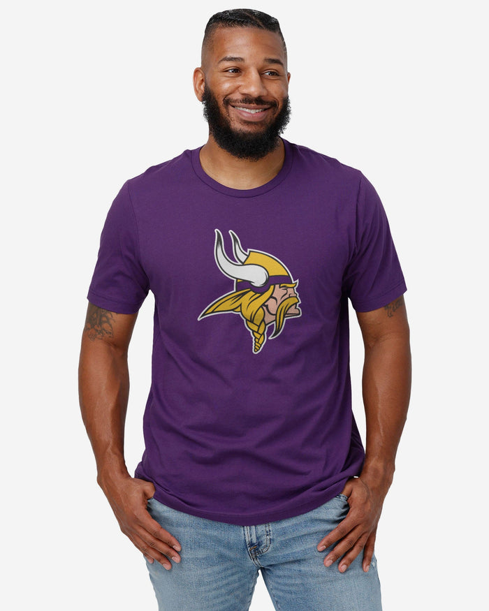 NFL Team Apparel Toddler Minnesota Vikings Primary Logo Purple T-Shirt