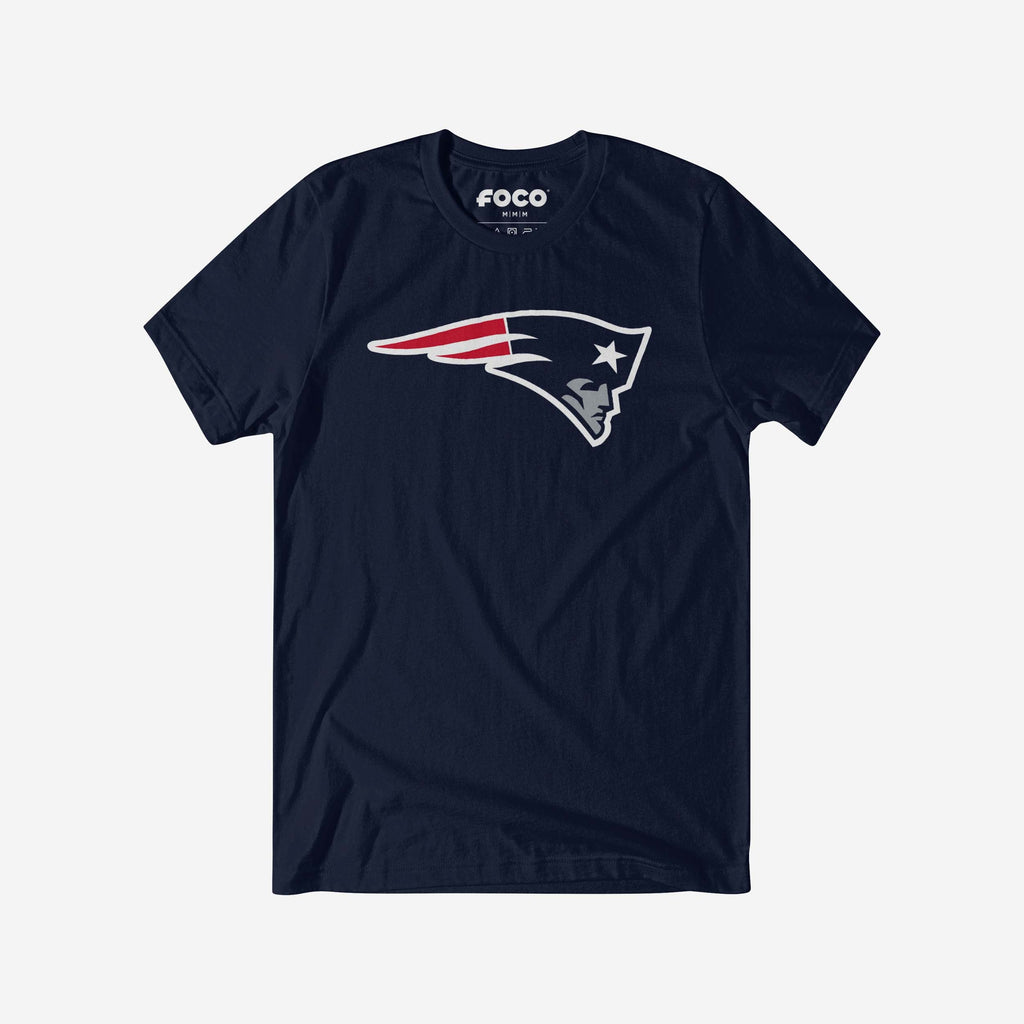 New England Patriots Primary Logo T-Shirt FOCO Navy S - FOCO.com