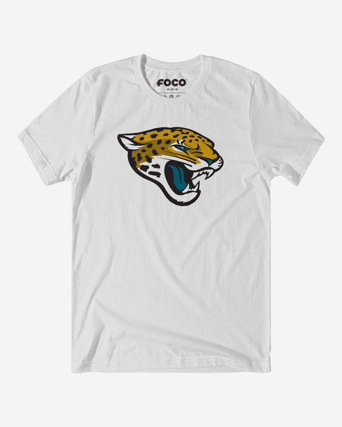 Jacksonville Jaguars Primary Logo T-Shirt FOCO White S - FOCO.com