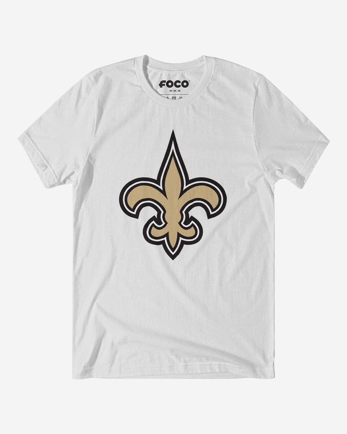 New Orleans Saints Primary Logo T-Shirt FOCO White S - FOCO.com