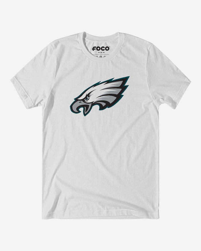 Philadelphia Eagles Primary Logo T-Shirt FOCO White S - FOCO.com