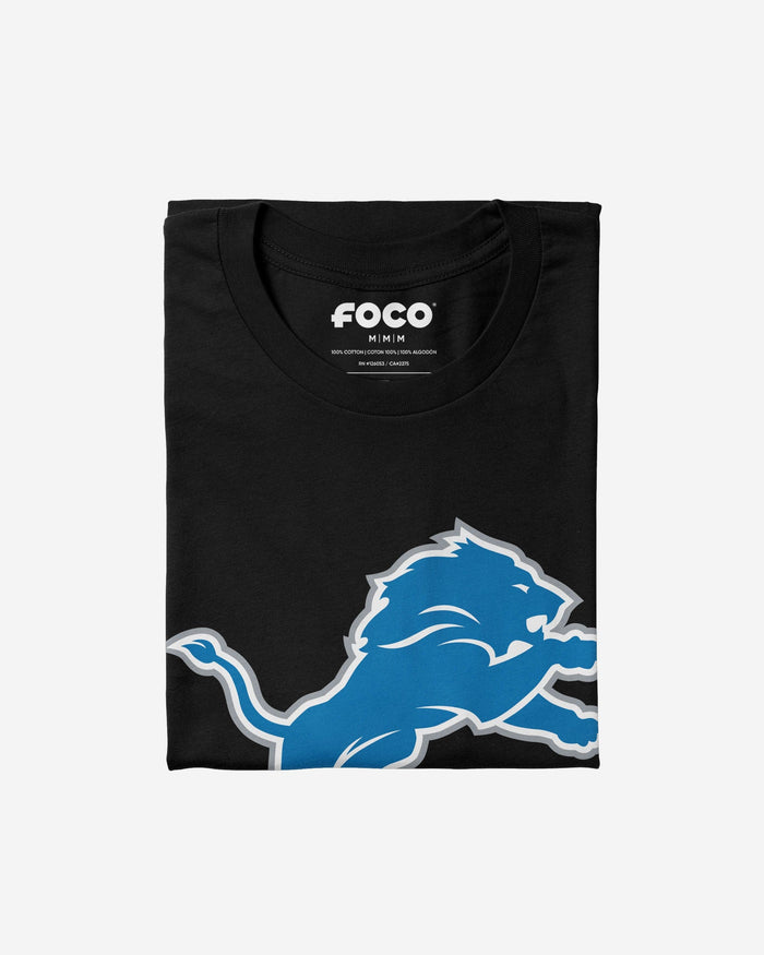 Nike Detroit Lions Black Primary Logo T-Shirt