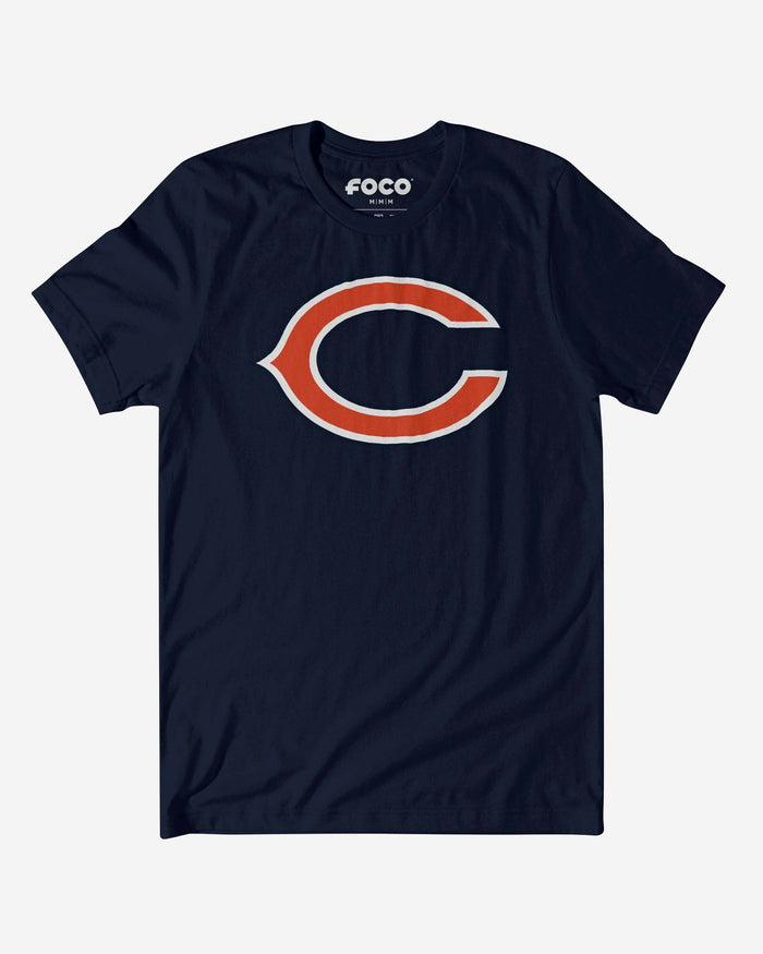Chicago Bears Secondary Logo T-Shirt FOCO Navy S - FOCO.com