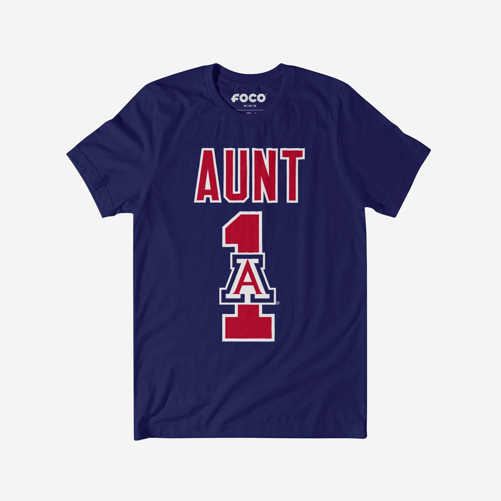 Arizona Wildcats Number 1 Aunt T-Shirt FOCO S - FOCO.com