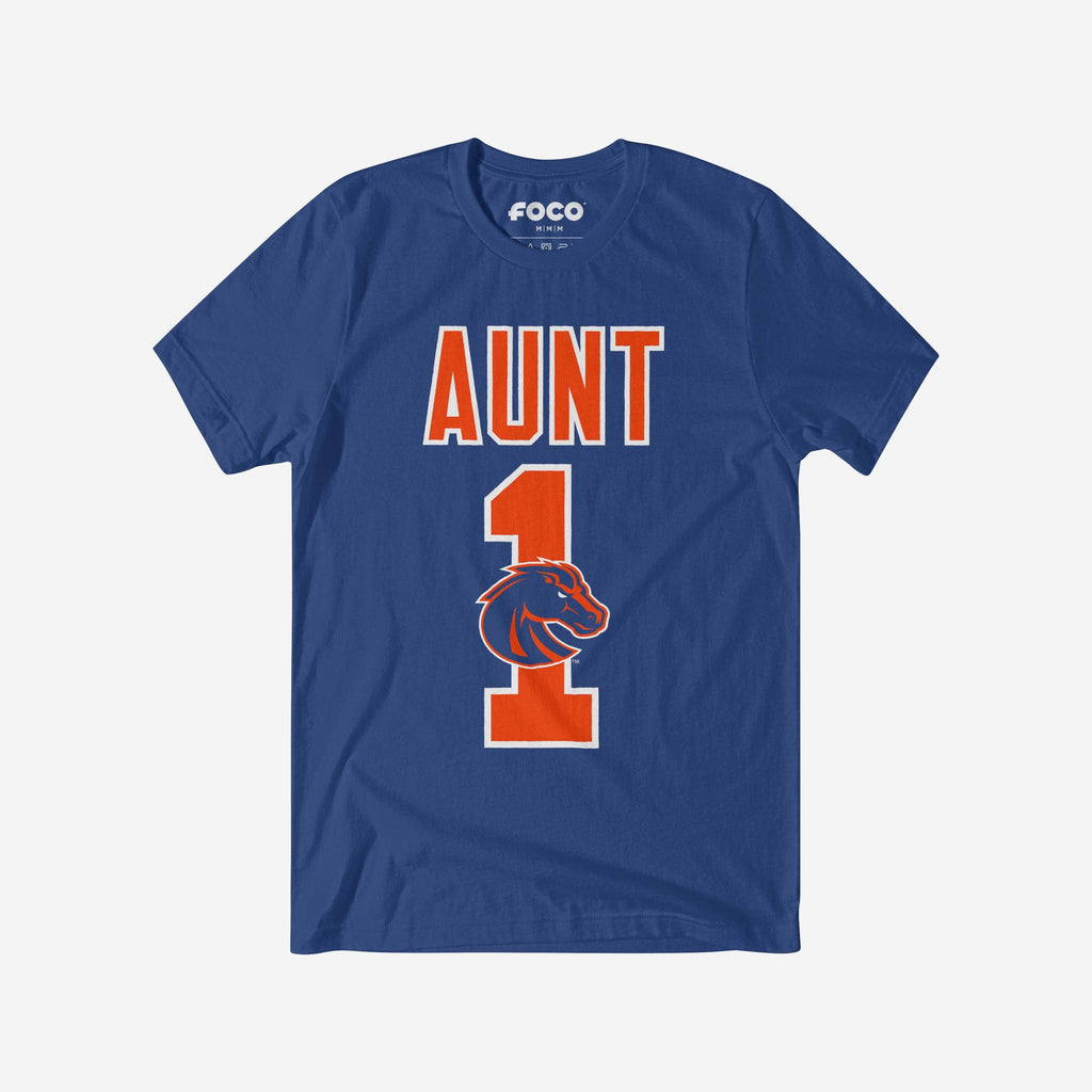 Boise State Broncos Number 1 Aunt T-Shirt FOCO S - FOCO.com