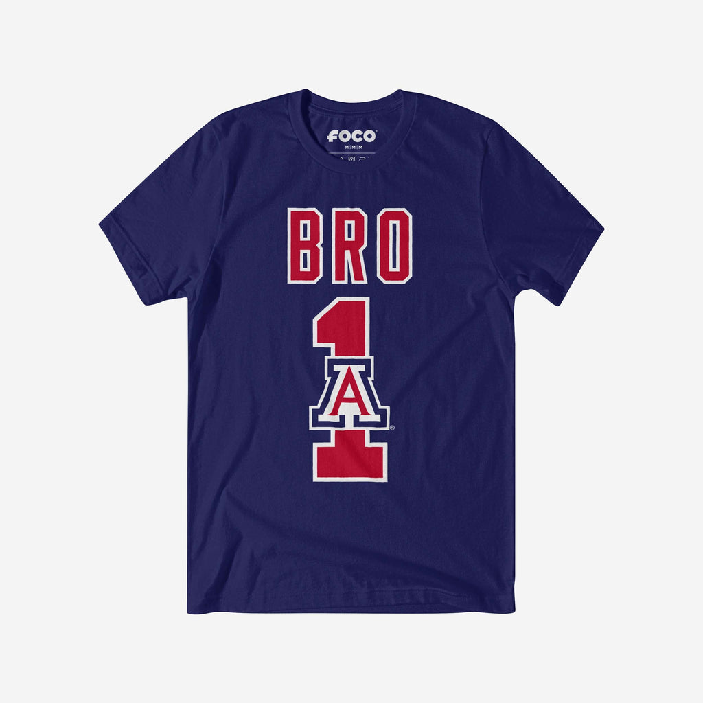 Arizona Wildcats Number 1 Bro T-Shirt FOCO S - FOCO.com