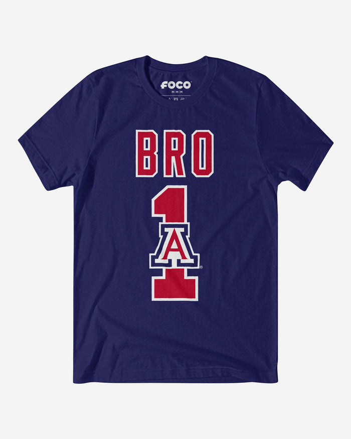 Arizona Wildcats Number 1 Bro T-Shirt FOCO S - FOCO.com