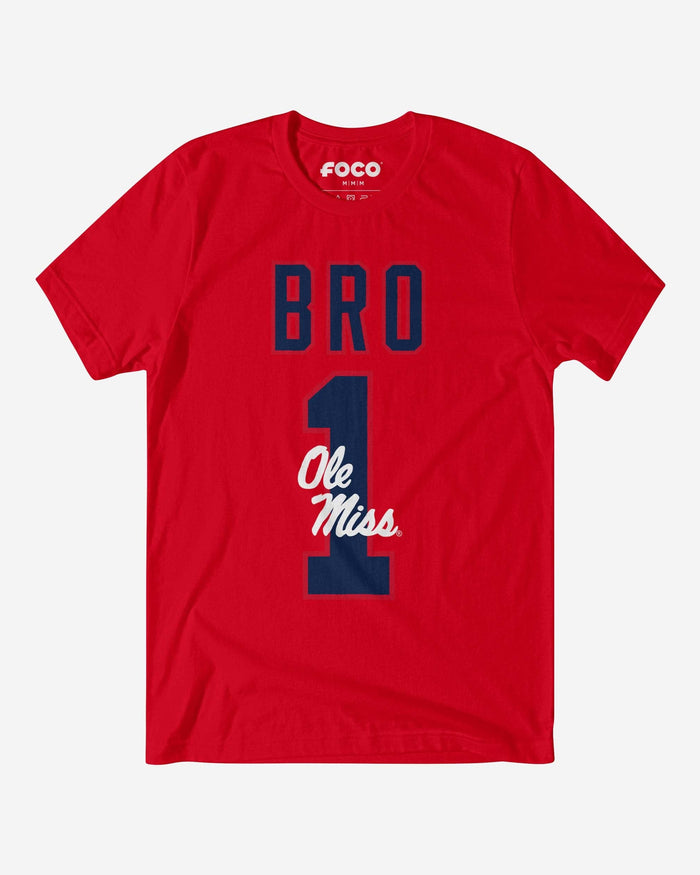 Ole Miss Rebels Number 1 Bro T-Shirt FOCO S - FOCO.com