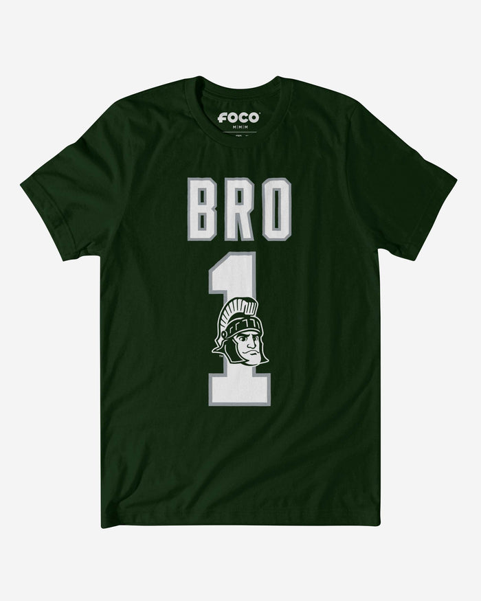 Michigan State Spartans Number 1 Bro T-Shirt FOCO S - FOCO.com