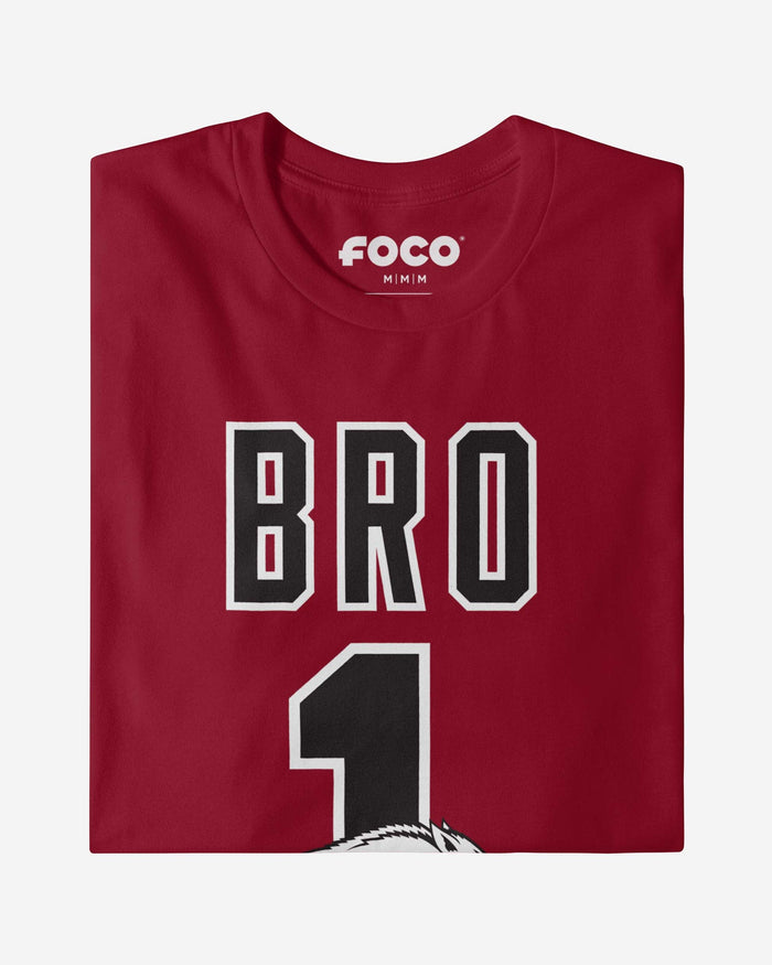 Arkansas Razorbacks Number 1 Bro T-Shirt FOCO - FOCO.com