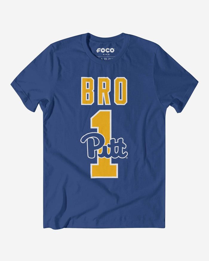 Pittsburgh Panthers Number 1 Bro T-Shirt FOCO S - FOCO.com