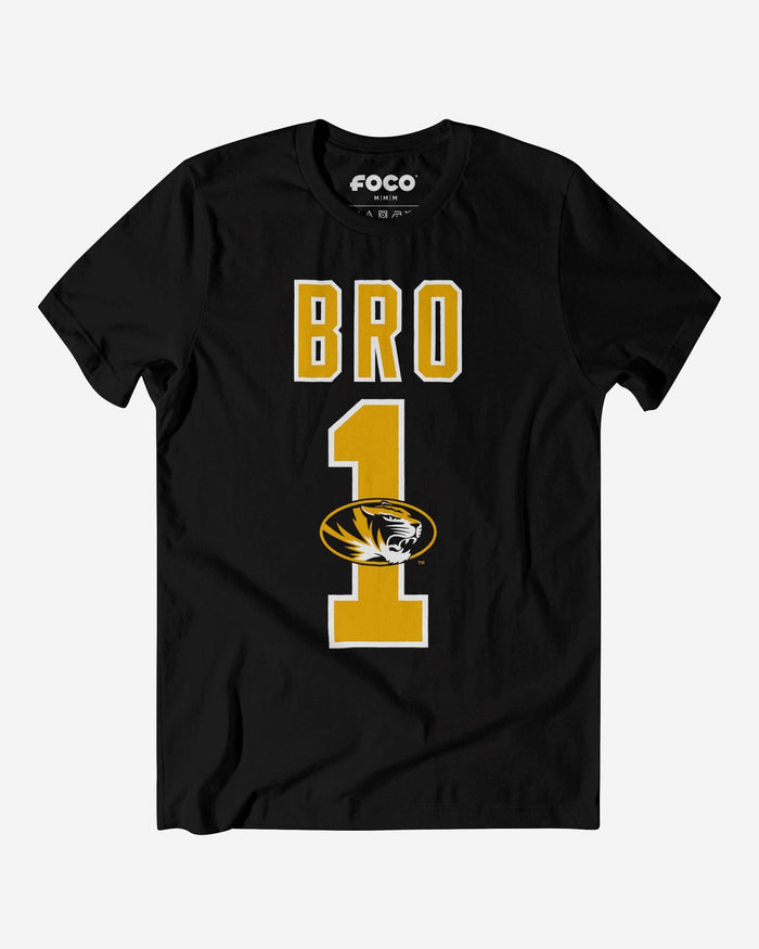 Missouri Tigers Number 1 Bro T-Shirt FOCO S - FOCO.com