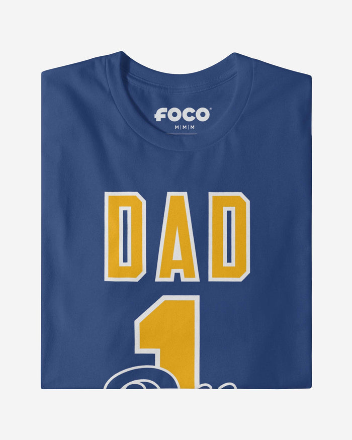 Pittsburgh Panthers Number 1 Dad T-Shirt FOCO - FOCO.com