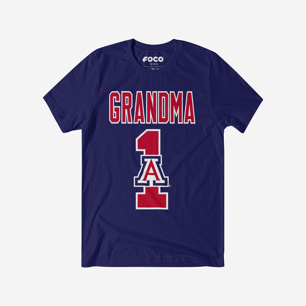 Arizona Wildcats Number 1 Grandma T-Shirt FOCO S - FOCO.com
