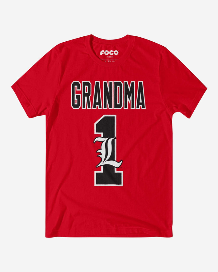 Louisville Cardinals Number 1 Grandma T-Shirt FOCO S - FOCO.com