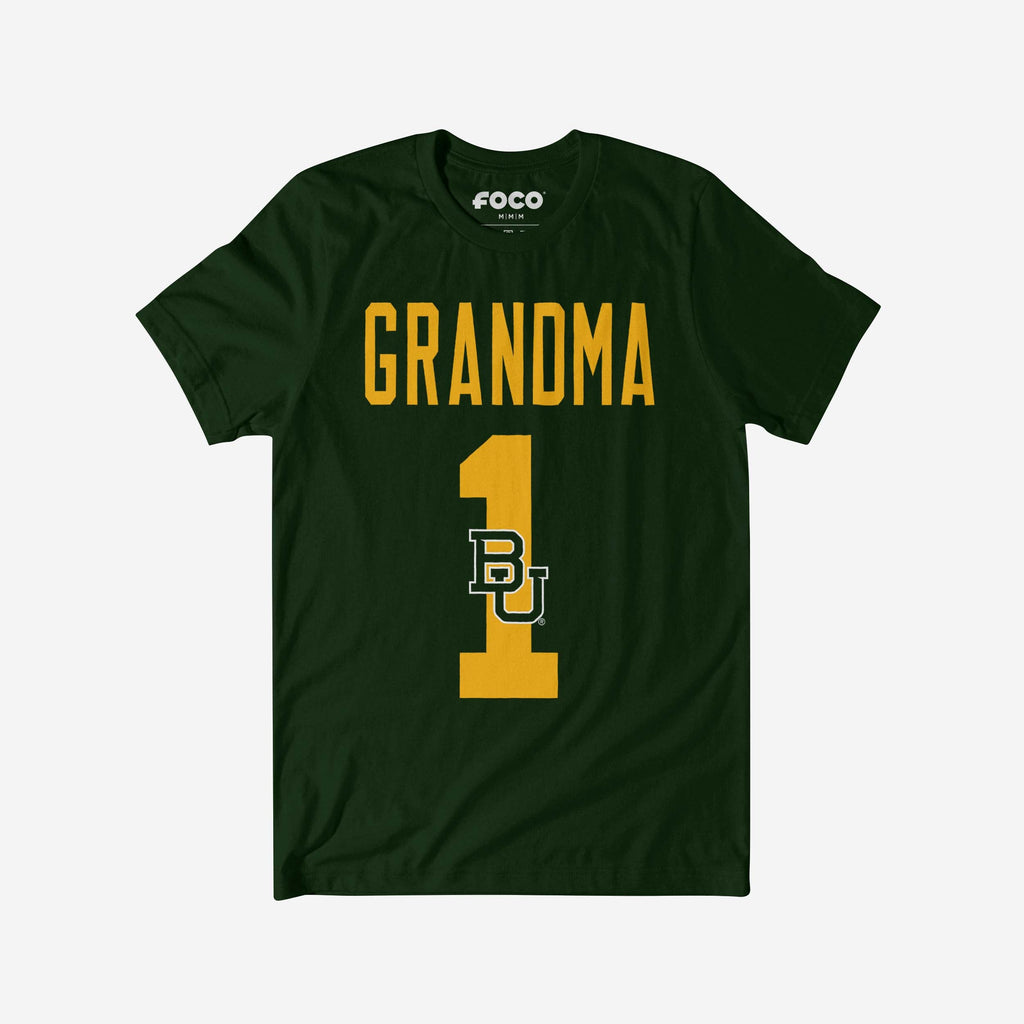 Baylor Bears Number 1 Grandma T-Shirt FOCO S - FOCO.com