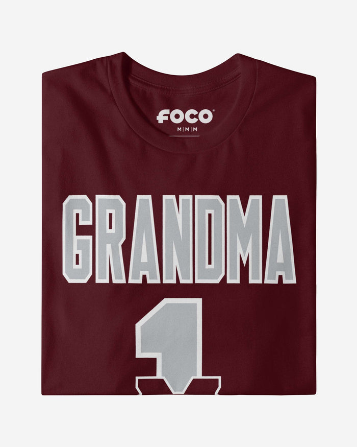 Mississippi State Bulldogs Number 1 Grandma T-Shirt FOCO - FOCO.com