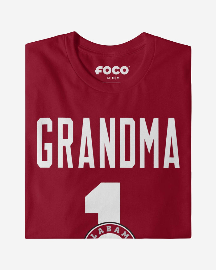 Alabama Crimson Tide Number 1 Grandma T-Shirt FOCO - FOCO.com