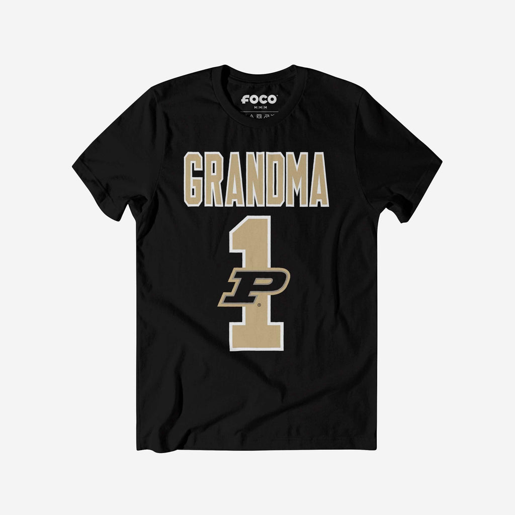 Purdue Boilermakers Number 1 Grandma T-Shirt FOCO S - FOCO.com