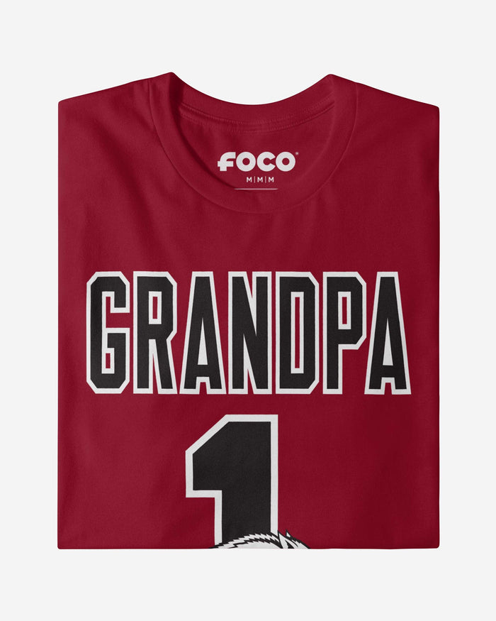 Arkansas Razorbacks Number 1 Grandpa T-Shirt FOCO - FOCO.com