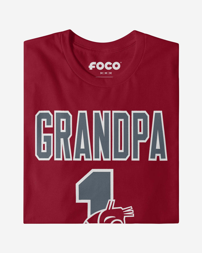 Washington State Cougars Number 1 Grandpa T-Shirt FOCO - FOCO.com