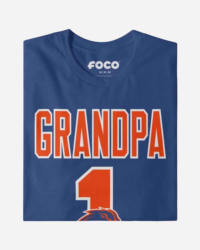 Boise State Broncos Number 1 Grandpa T-Shirt FOCO - FOCO.com