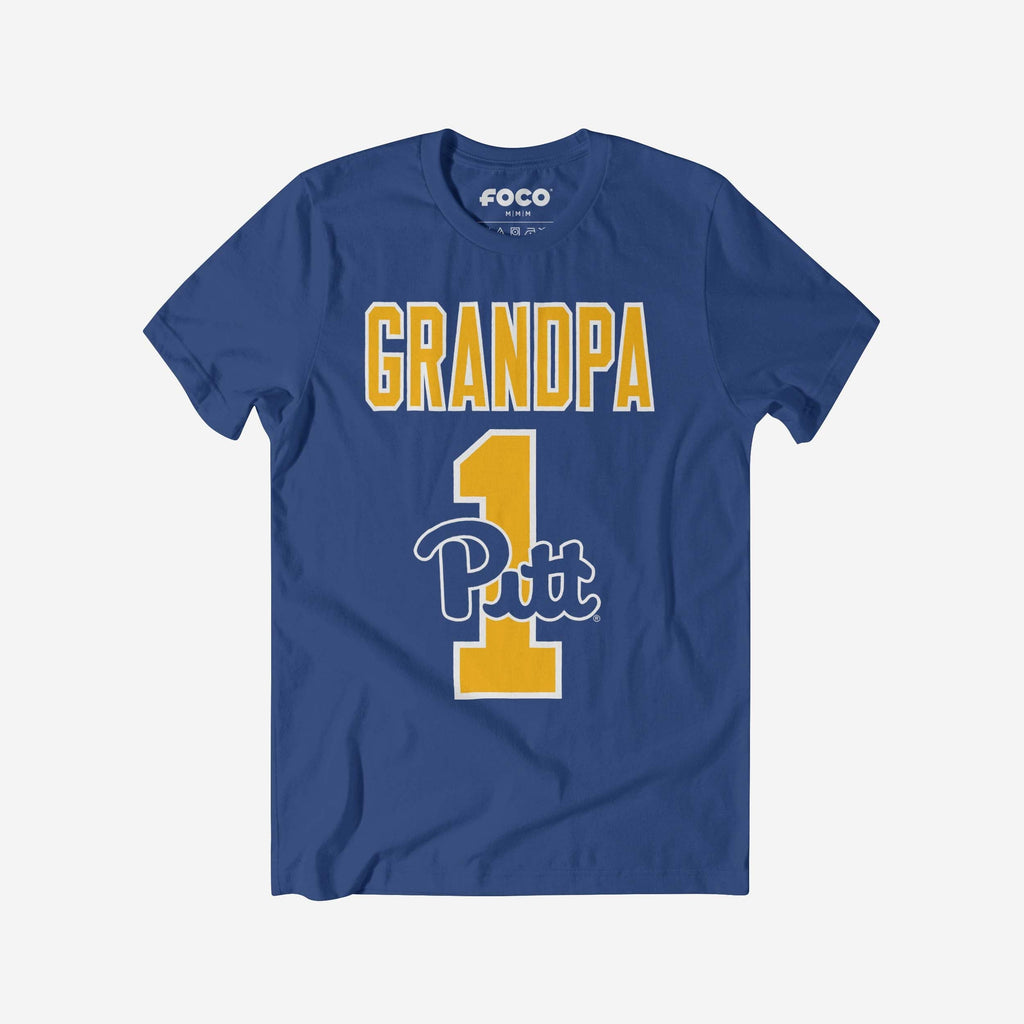 Pittsburgh Panthers Number 1 Grandpa T-Shirt FOCO S - FOCO.com