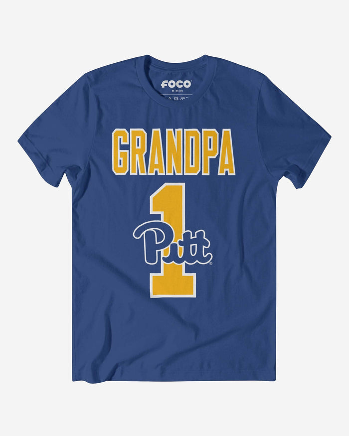 Pittsburgh Panthers Number 1 Grandpa T-Shirt FOCO S - FOCO.com