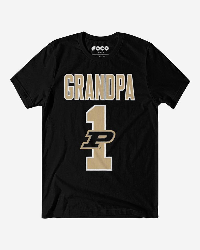 Purdue Boilermakers Number 1 Grandpa T-Shirt FOCO S - FOCO.com