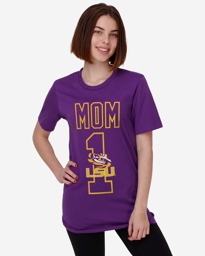 LSU Tigers Number 1 Mom T-Shirt FOCO - FOCO.com