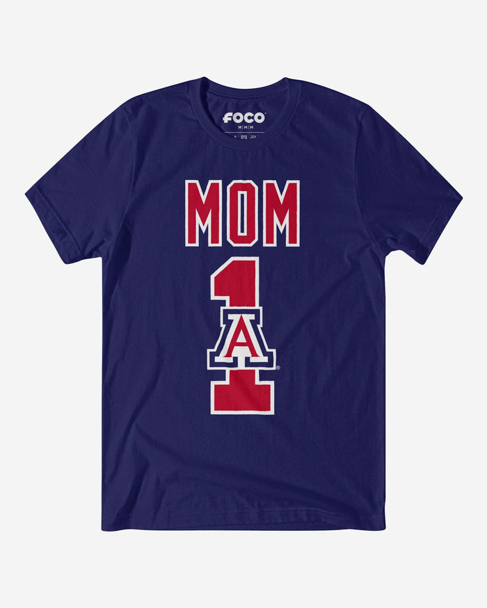 Arizona Wildcats Number 1 Mom T-Shirt FOCO S - FOCO.com