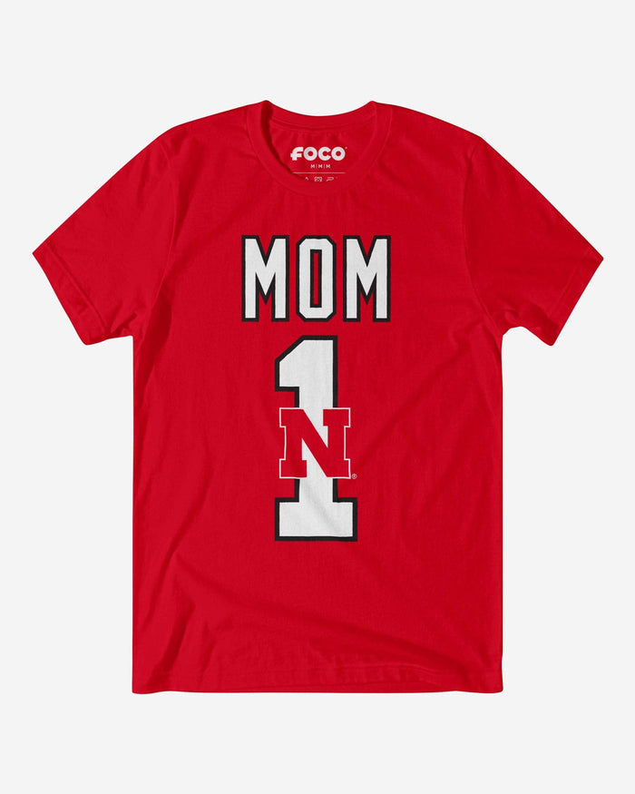 Nebraska Cornhuskers Number 1 Mom T-Shirt FOCO S - FOCO.com