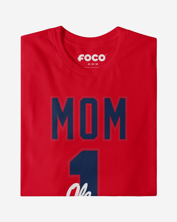 Ole Miss Rebels Number 1 Mom T-Shirt FOCO - FOCO.com