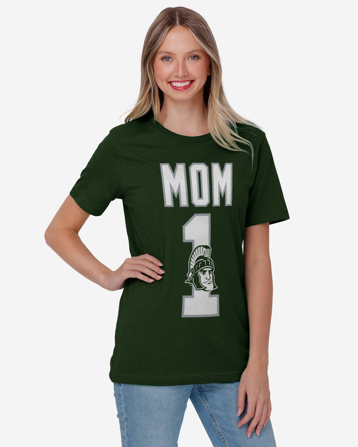 Michigan State Spartans Number 1 Mom T-Shirt FOCO - FOCO.com