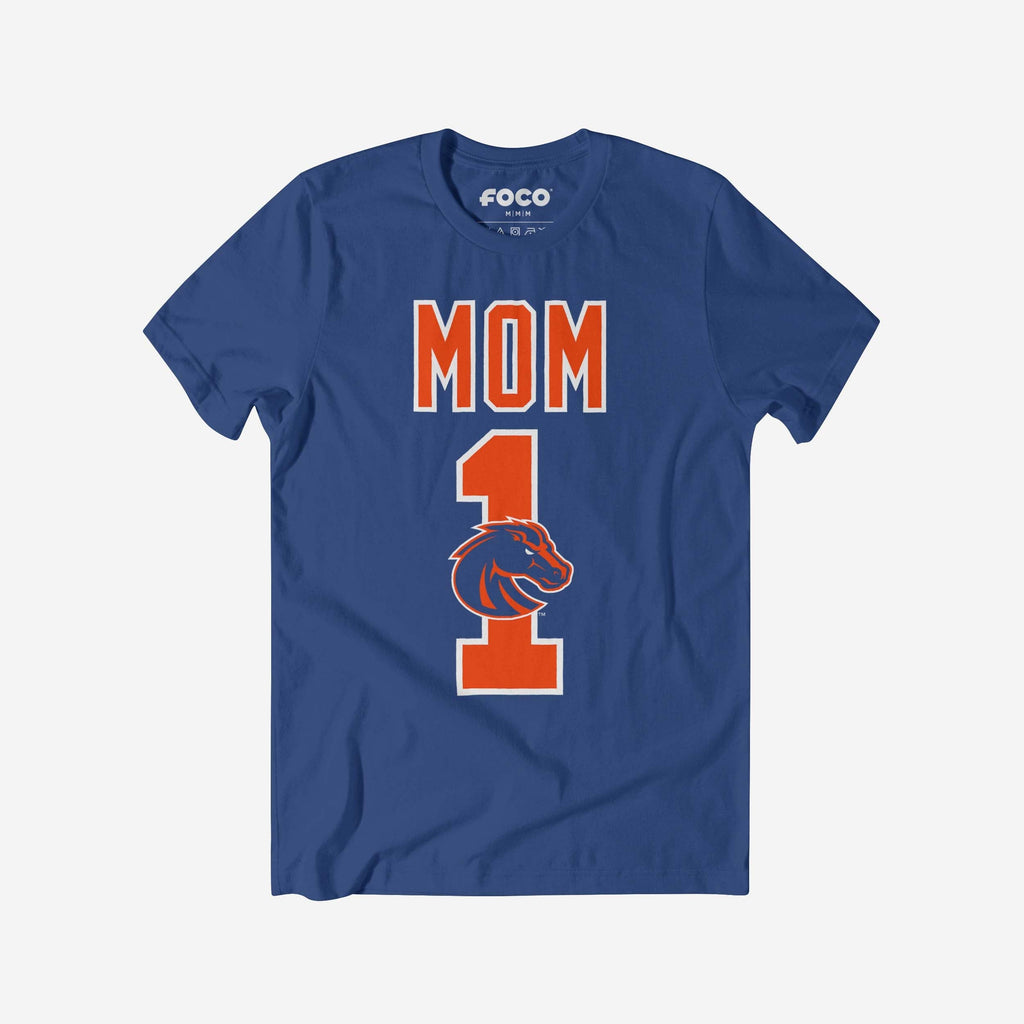 Boise State Broncos Number 1 Mom T-Shirt FOCO S - FOCO.com