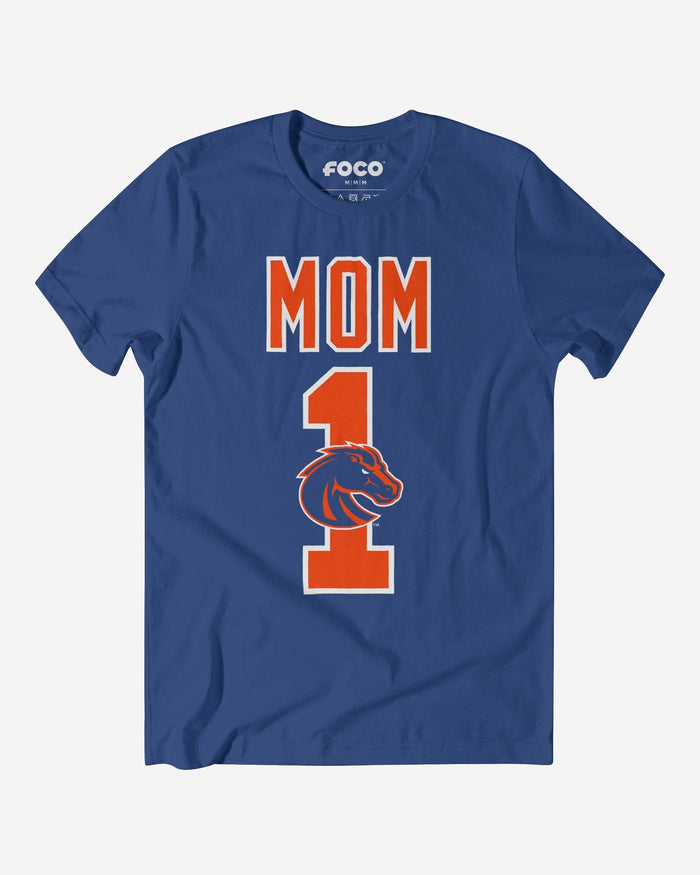 Boise State Broncos Number 1 Mom T-Shirt FOCO S - FOCO.com