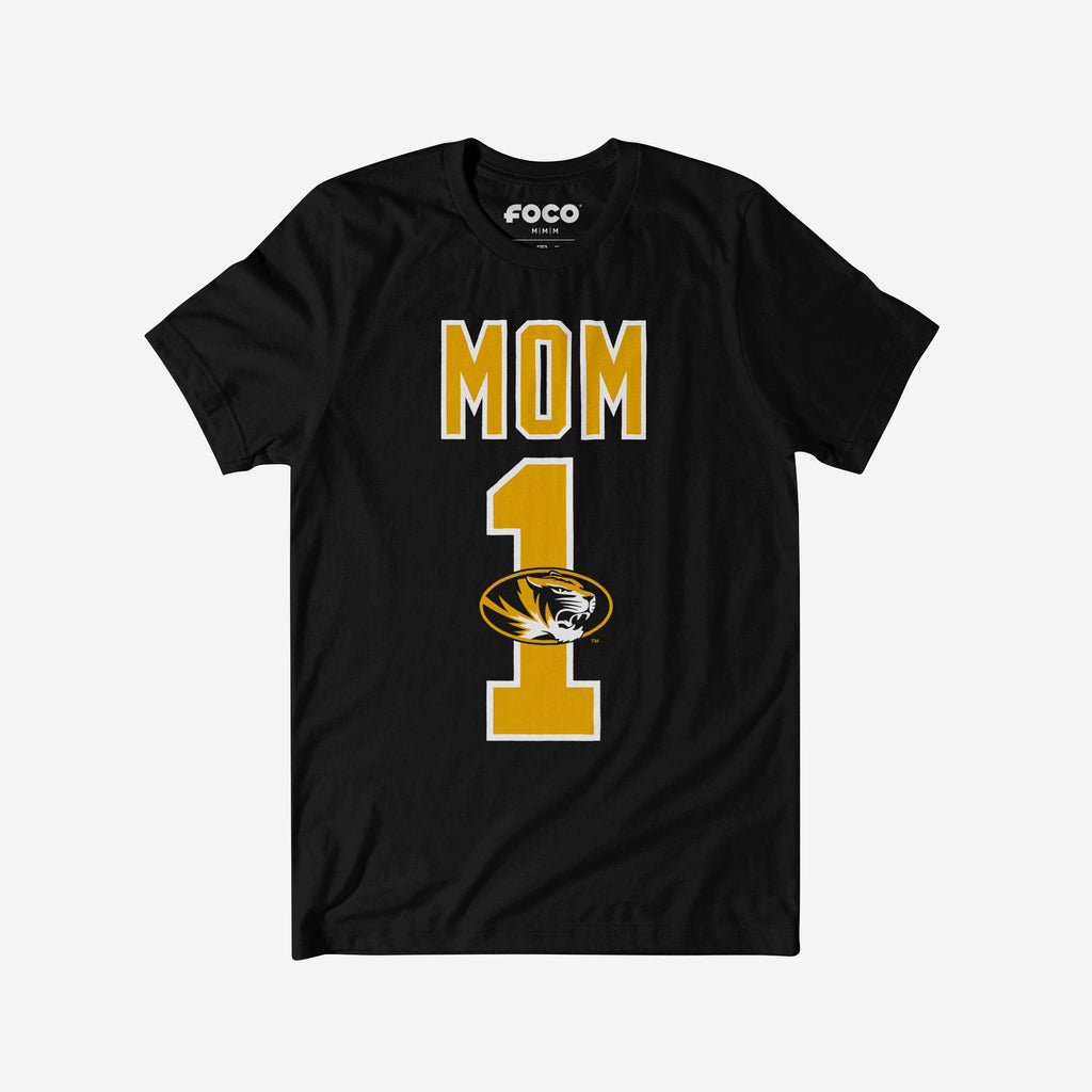 Missouri Tigers Number 1 Mom T-Shirt FOCO S - FOCO.com