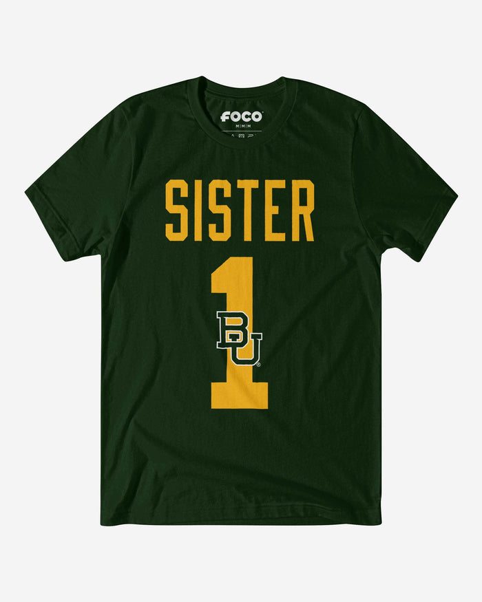 Baylor Bears Number 1 Sister T-Shirt FOCO S - FOCO.com