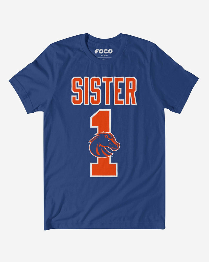 Boise State Broncos Number 1 Sister T-Shirt FOCO S - FOCO.com