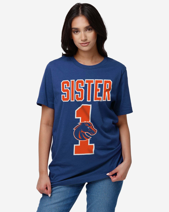 Boise State Broncos Number 1 Sister T-Shirt FOCO - FOCO.com