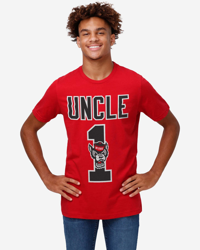 NC State Wolfpack Number 1 Uncle T-Shirt FOCO - FOCO.com