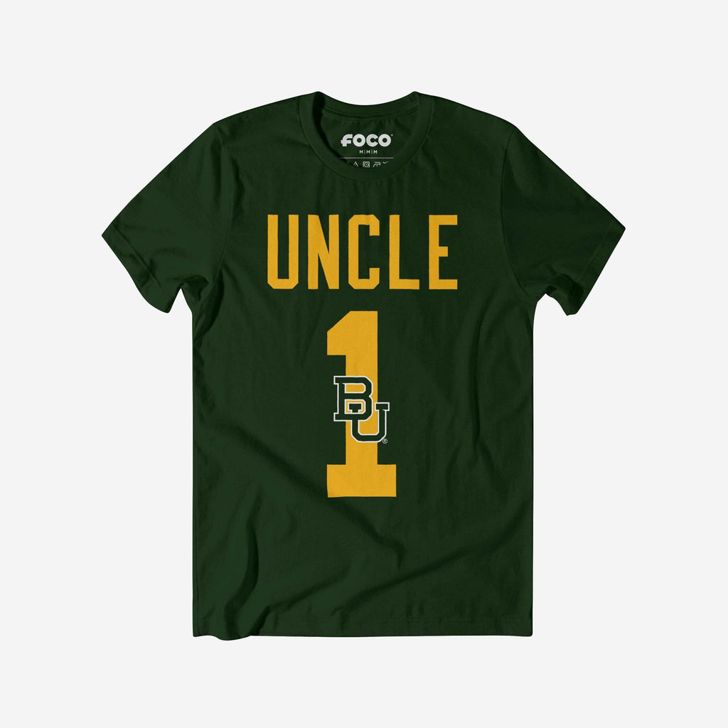 Baylor Bears Number 1 Uncle T-Shirt FOCO S - FOCO.com