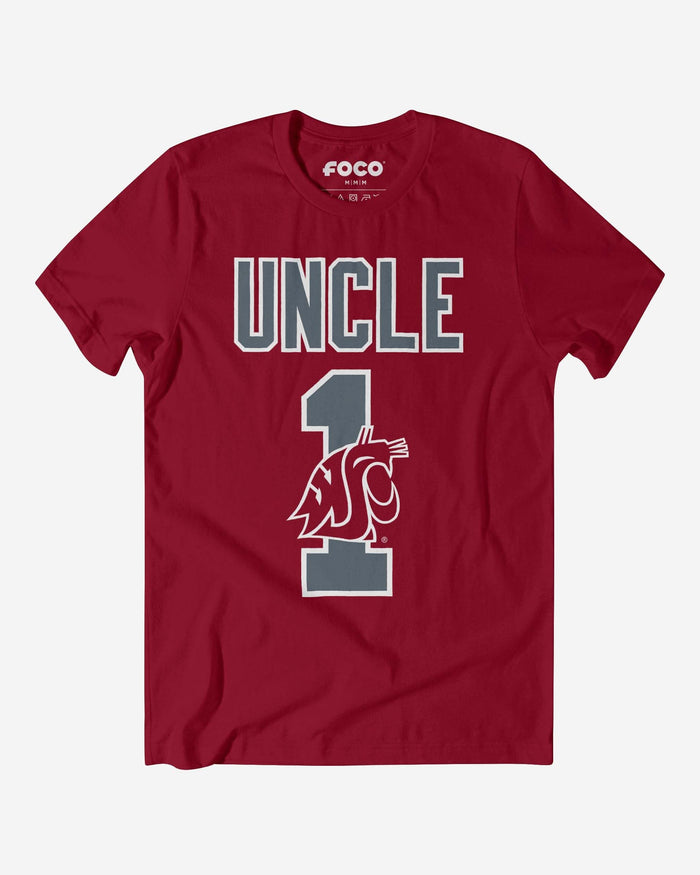 Washington State Cougars Number 1 Uncle T-Shirt FOCO S - FOCO.com