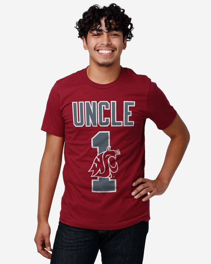 Washington State Cougars Number 1 Uncle T-Shirt FOCO - FOCO.com
