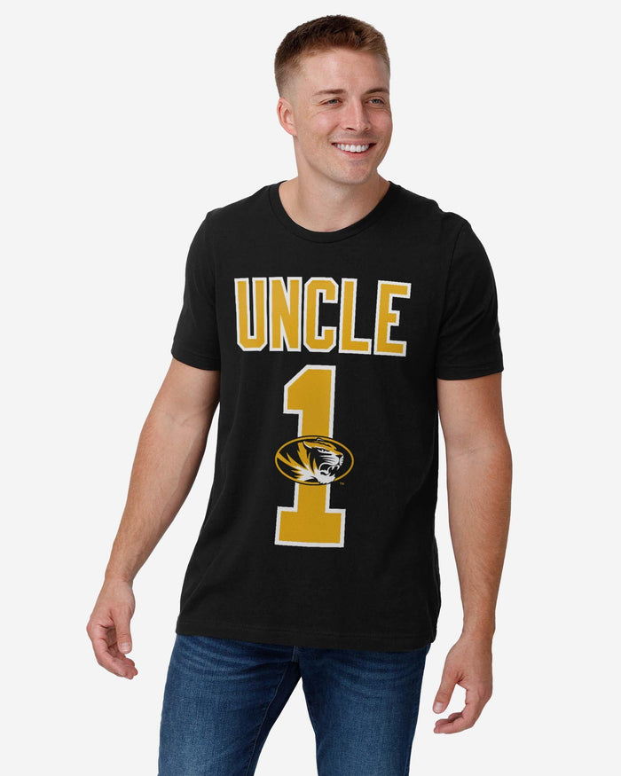 Missouri Tigers Number 1 Uncle T-Shirt FOCO - FOCO.com