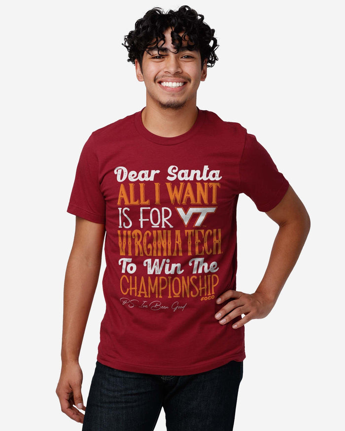 Virginia Tech Hokies All I Want T-Shirt FOCO - FOCO.com