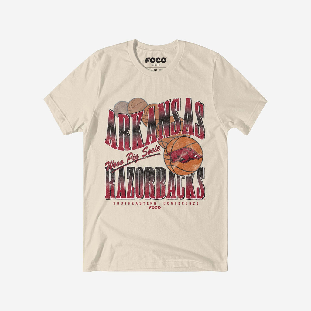 Arkansas Razorbacks Baller Bounce T-Shirt FOCO S - FOCO.com